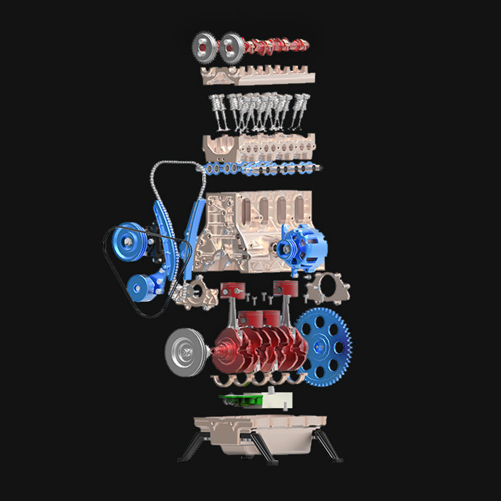 DM13CarEngineAssemblyKitFullMetal4CylinderBuildingScienceEducationalToys-1999070-5