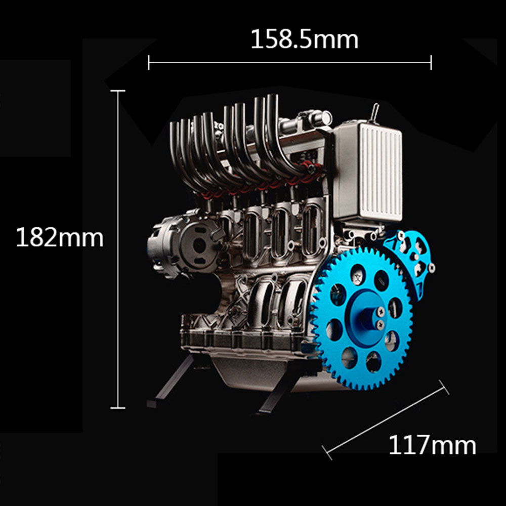 DM13CarEngineAssemblyKitFullMetal4CylinderBuildingScienceEducationalToys-1999070-9