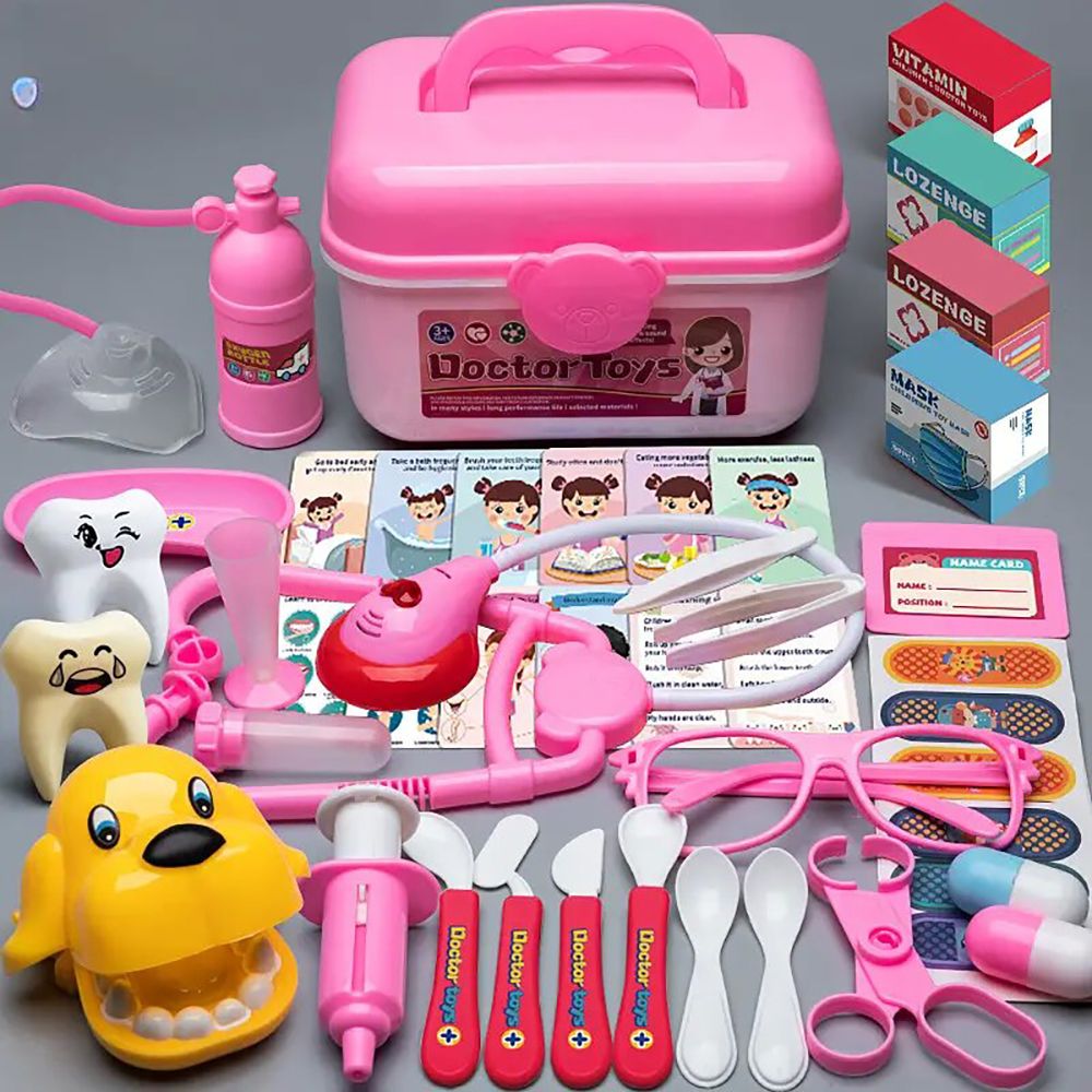 DoctorRole-PlaySetKidsFunMedicalToolBoxwithStethoscopeBoysGirlsGamesToysChristmasGiftsThanksgivingDa-2001744-8