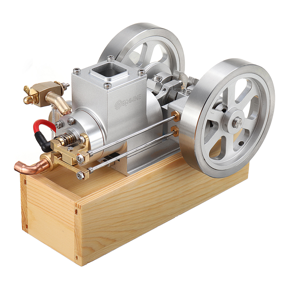 EachineET8HorizontalHitandMissCompleteGasAdjustableSpeedDoubleValveEngineModelSTEMUpgradeEngineToys-1789782-2