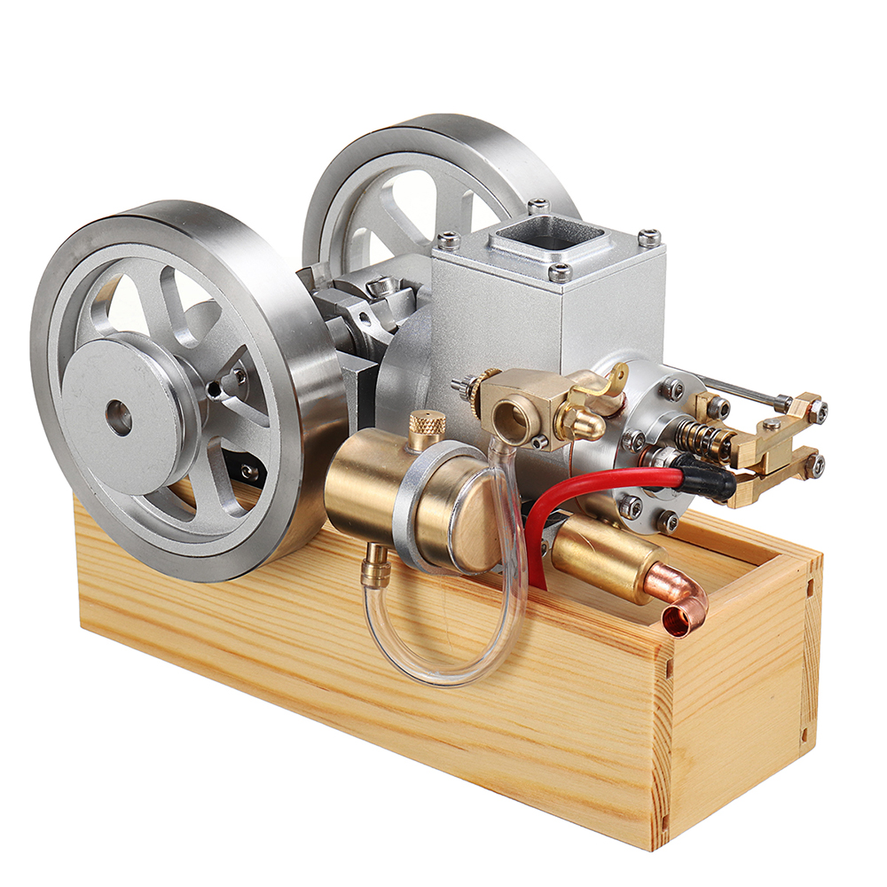 EachineET8HorizontalHitandMissCompleteGasAdjustableSpeedDoubleValveEngineModelSTEMUpgradeEngineToys-1789782-5