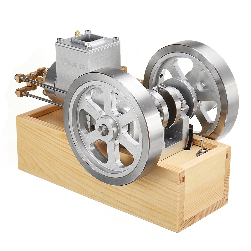 EachineET8HorizontalHitandMissCompleteGasAdjustableSpeedDoubleValveEngineModelSTEMUpgradeEngineToys-1789782-6