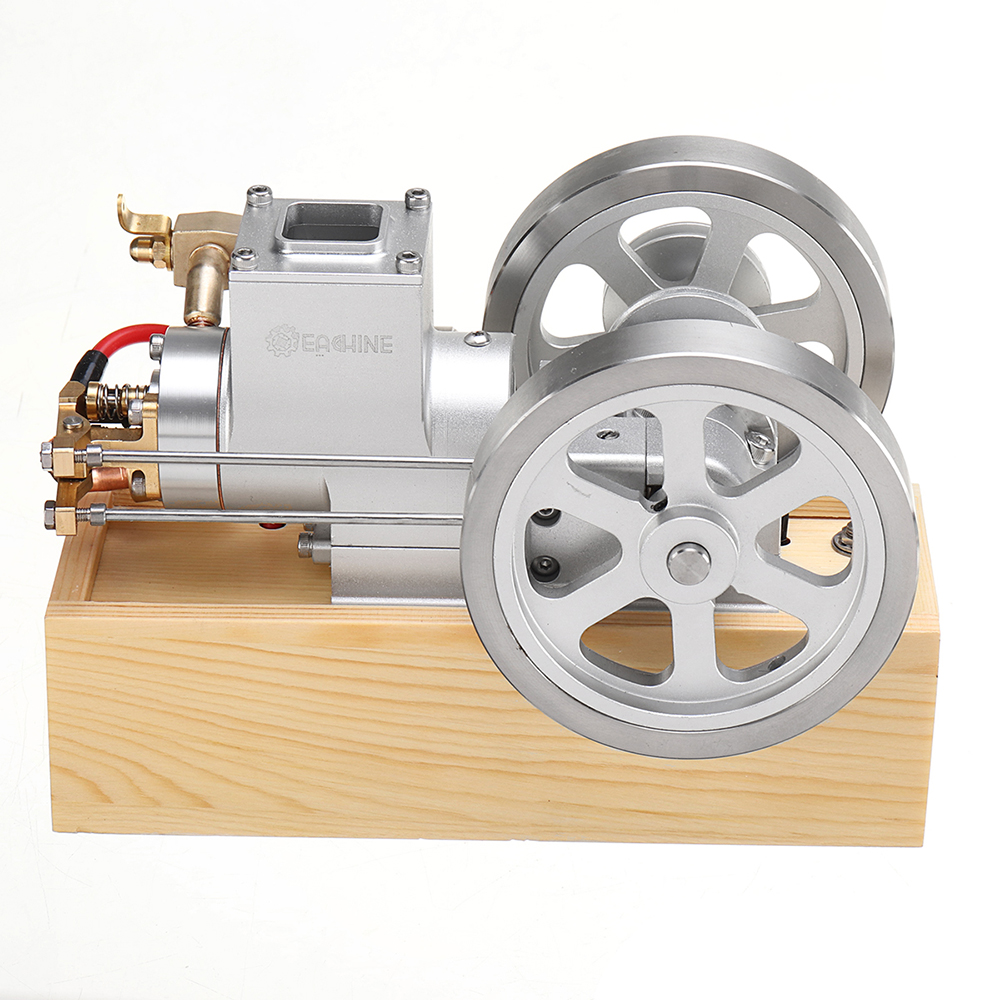 EachineET8HorizontalHitandMissCompleteGasAdjustableSpeedDoubleValveEngineModelSTEMUpgradeEngineToys-1789782-7