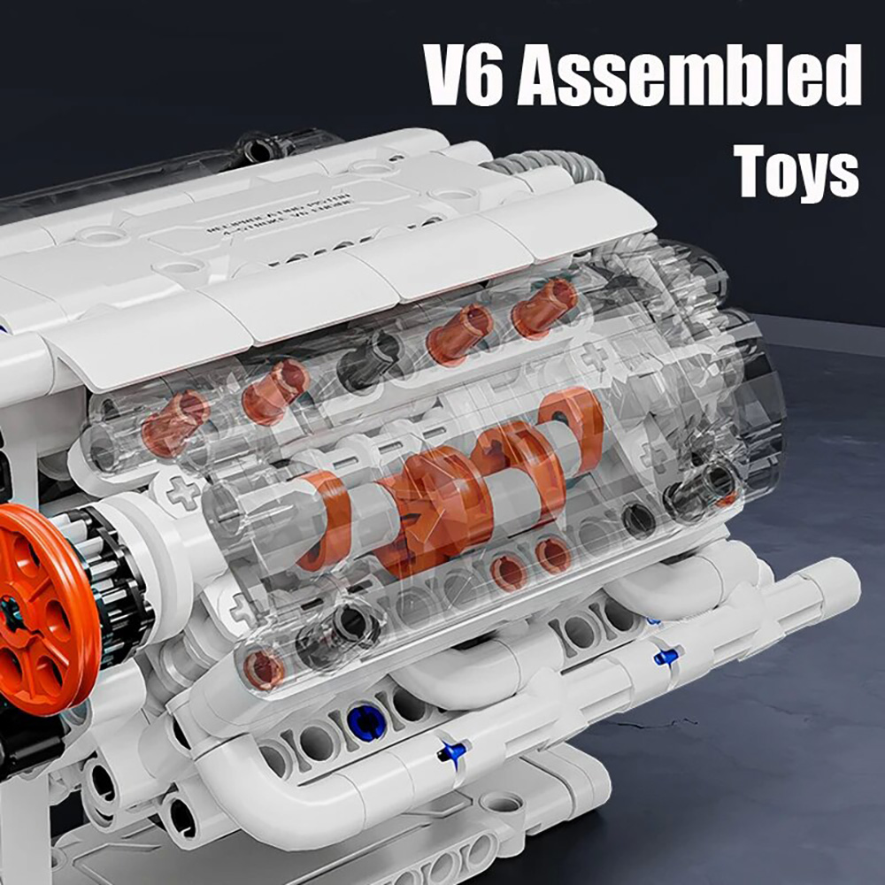 MiniEngineBuildingSetCarV6MotorModelToyAdultBoyKidsChildrenGifts-2002945-3