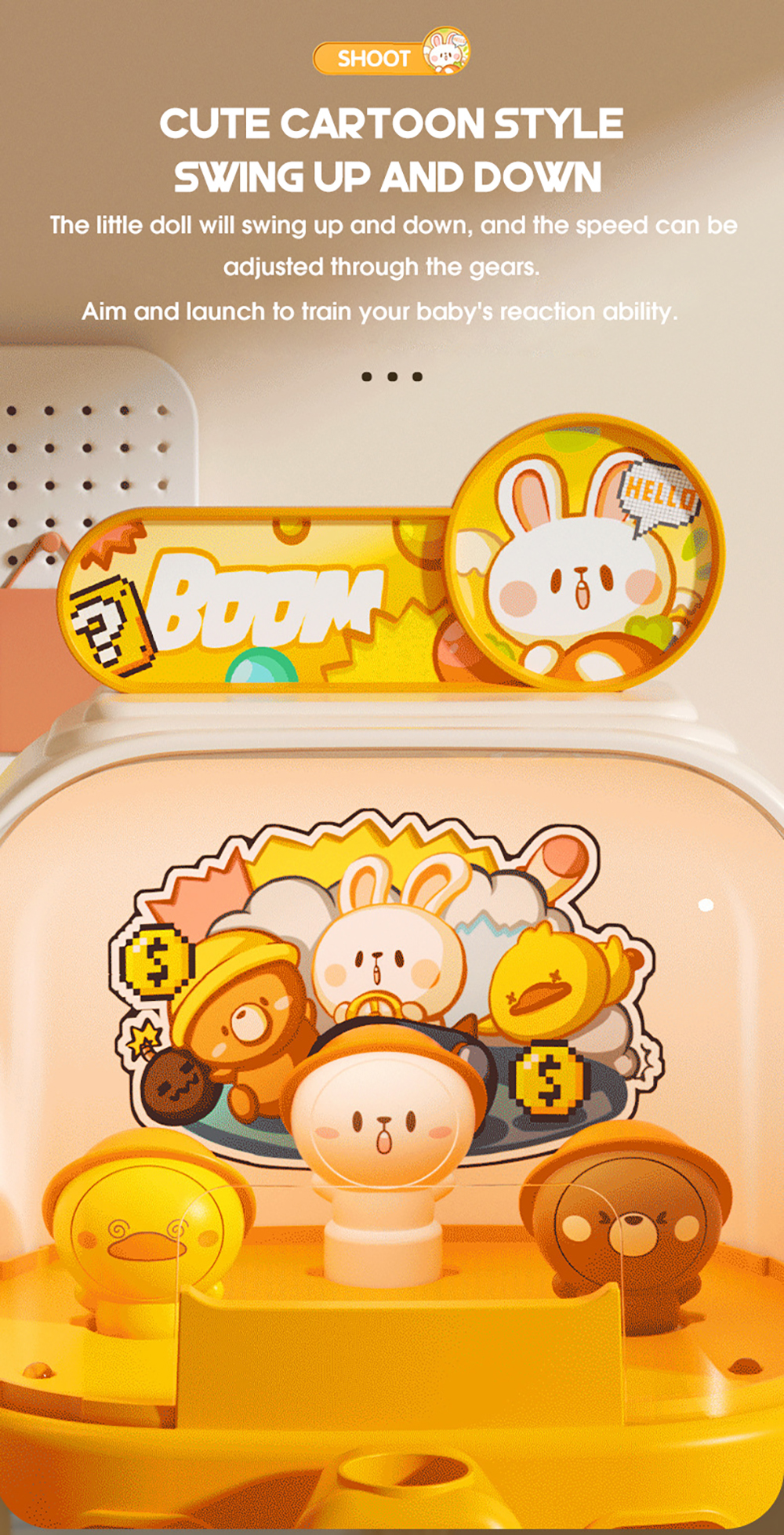 TableAnimalShootingPinballMachineGameConsoleMulticolorLauchingKidsChildrenFunPlayToys-2013041-6