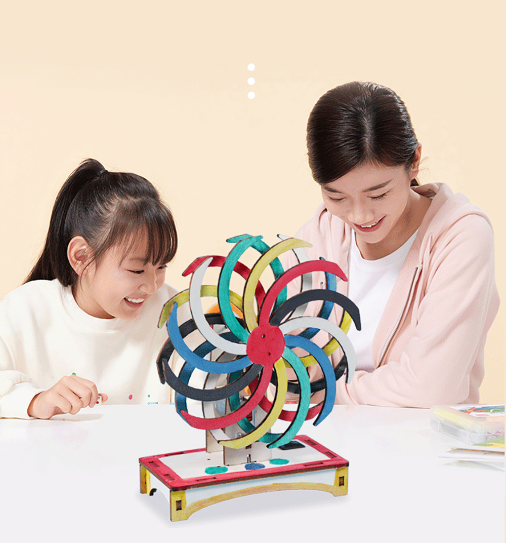 TechDIYMagicWindowAssemblyModelMaterialKitChildrenScienceExperimentCreativeFunEducationalTool-2013425-6