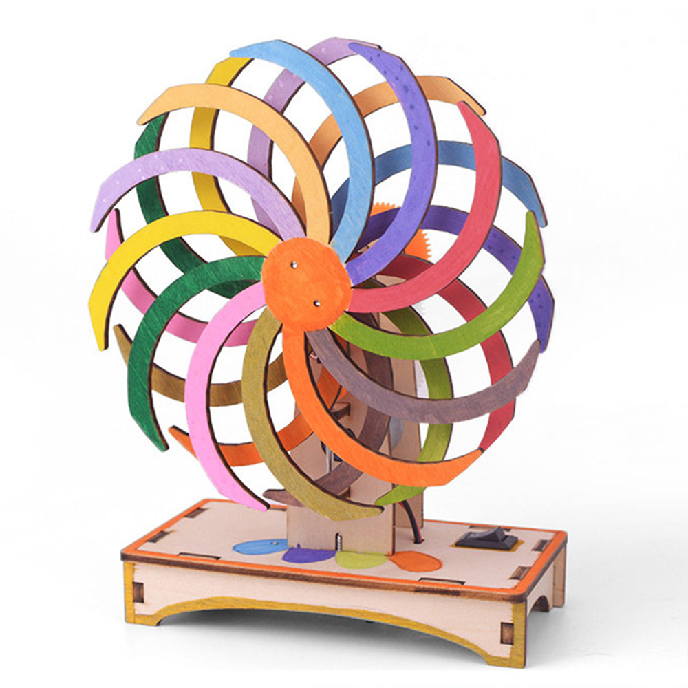 TechDIYMagicWindowAssemblyModelMaterialKitChildrenScienceExperimentCreativeFunEducationalTool-2013425-7