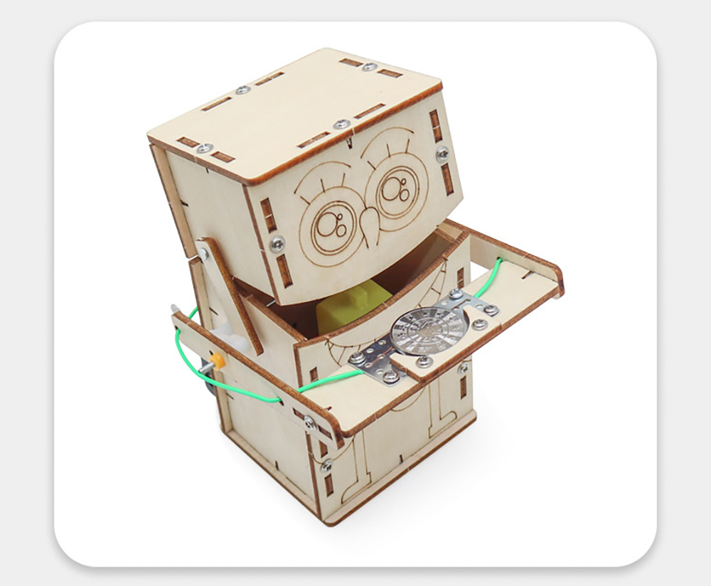 WoodenElectricPoweredCoin-EatingRobotManualDIYPuzzleAssemblyTechnologySmallProductionCreativeInventi-2013423-9