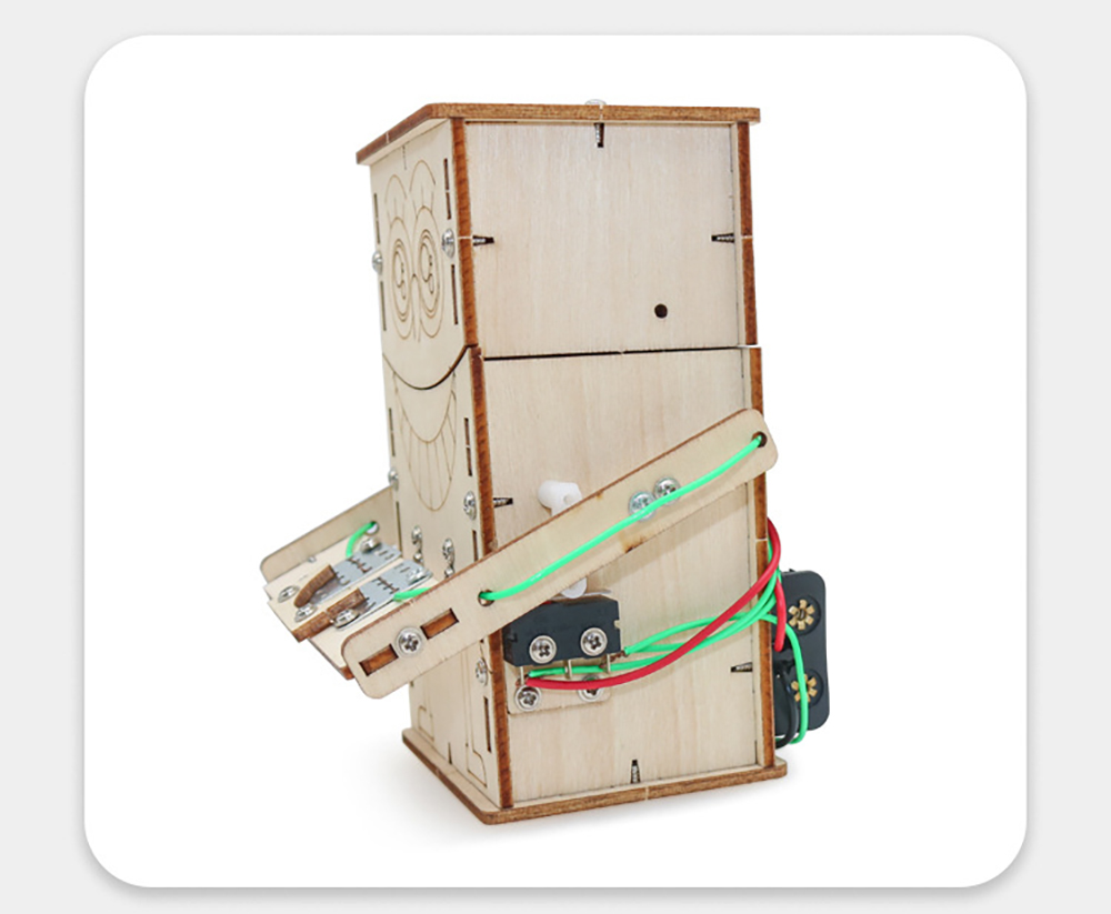 WoodenElectricPoweredCoin-EatingRobotManualDIYPuzzleAssemblyTechnologySmallProductionCreativeInventi-2013423-10