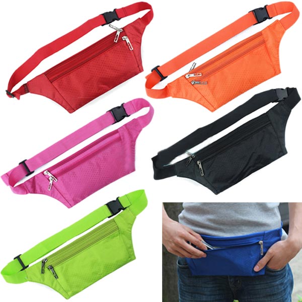 UnisexRunningBumBagTravelHandyHikingSportWaistBeltZipperPouch-907292-1