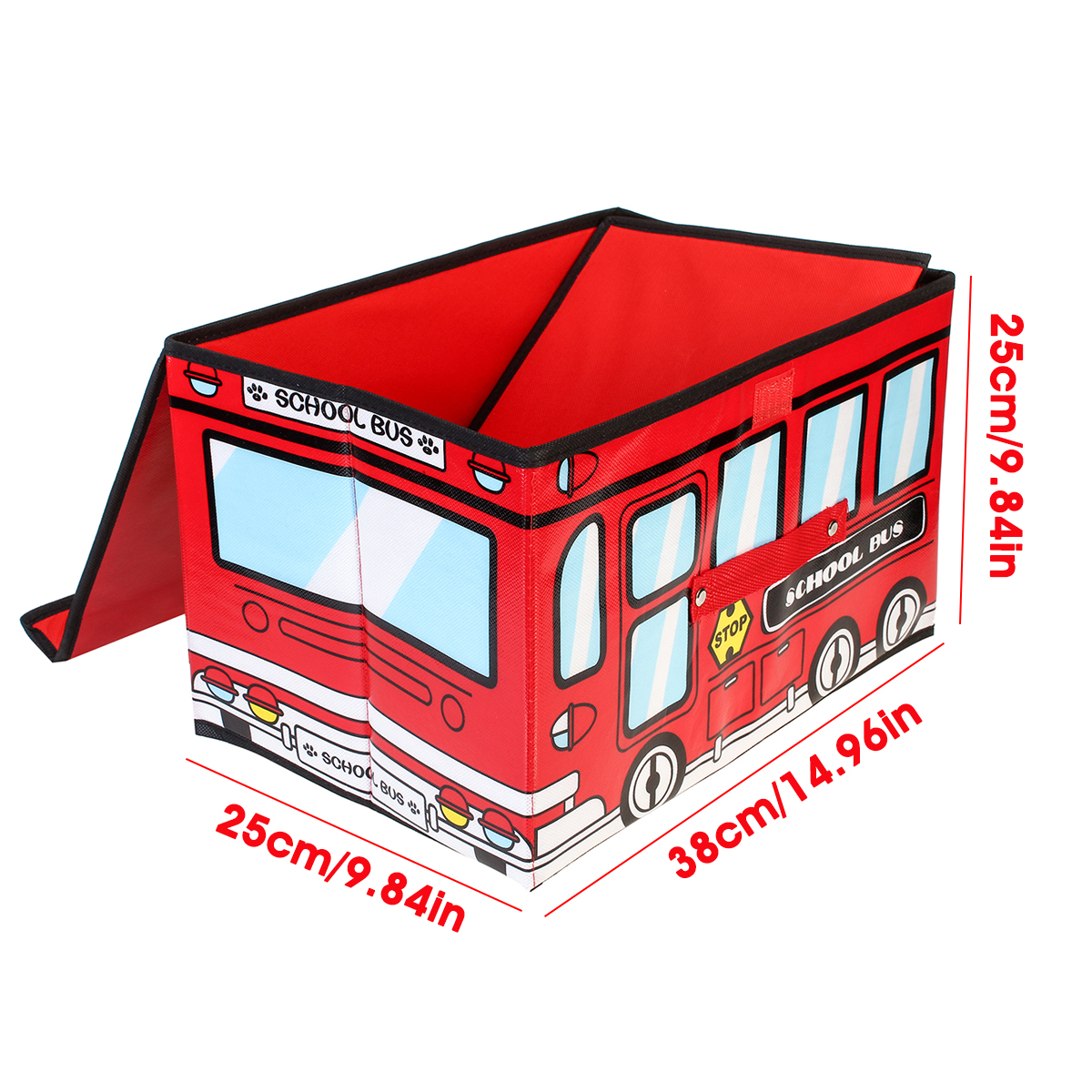 18LWaterproofBusShapeChildrenKidsToysStorageBoxFoldableNon-wovenCartoonCarPatternToysBasket-1795293-12