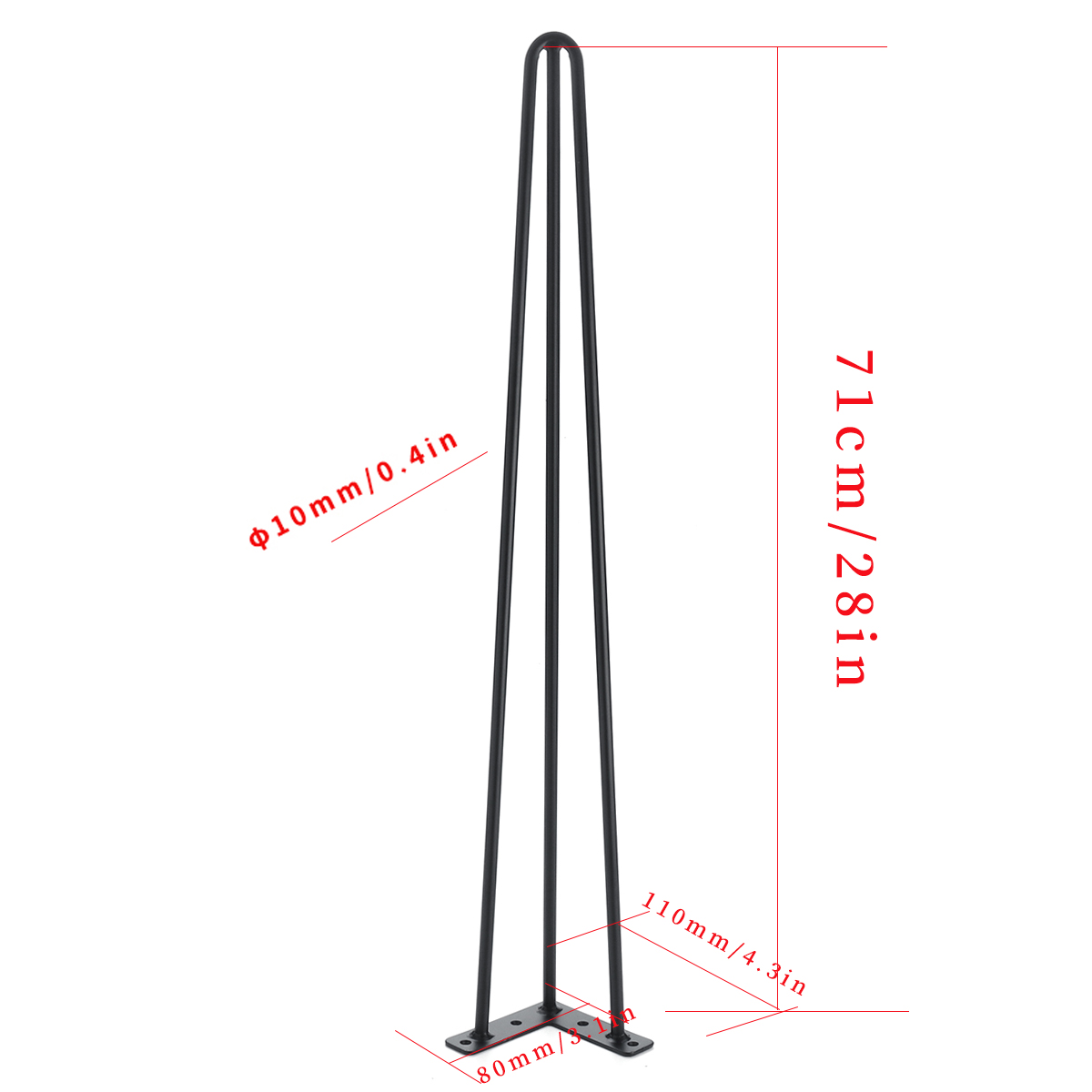 4Pcs28InchIronMetalTableDeskLegDIYHandcraftsSofaFurnitureTableLegAntiSlipSupportLegsSet-1747888-7