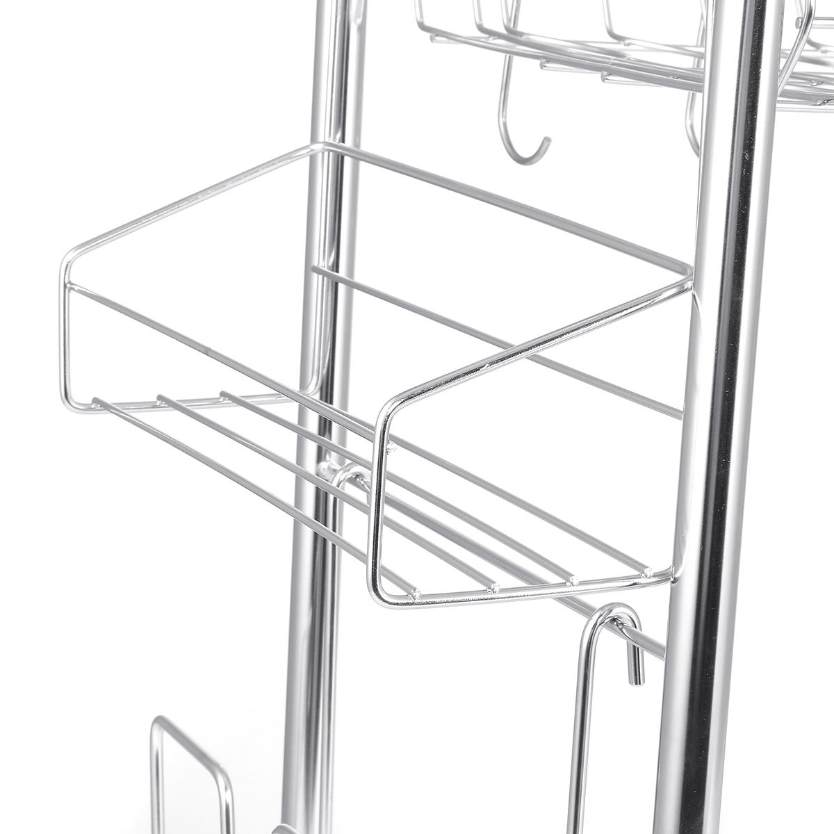 647484cmDoubleLayerStainlessSteelRackShelfStorageforKitchenDishesArrangement-1671407-7