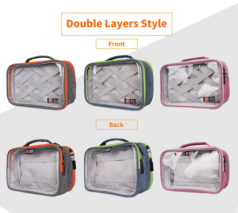 BUBMTTRMulti-functionalPortableTransparentElectronicsAccessoriesOrganizerCosmeticBag-1296087-1