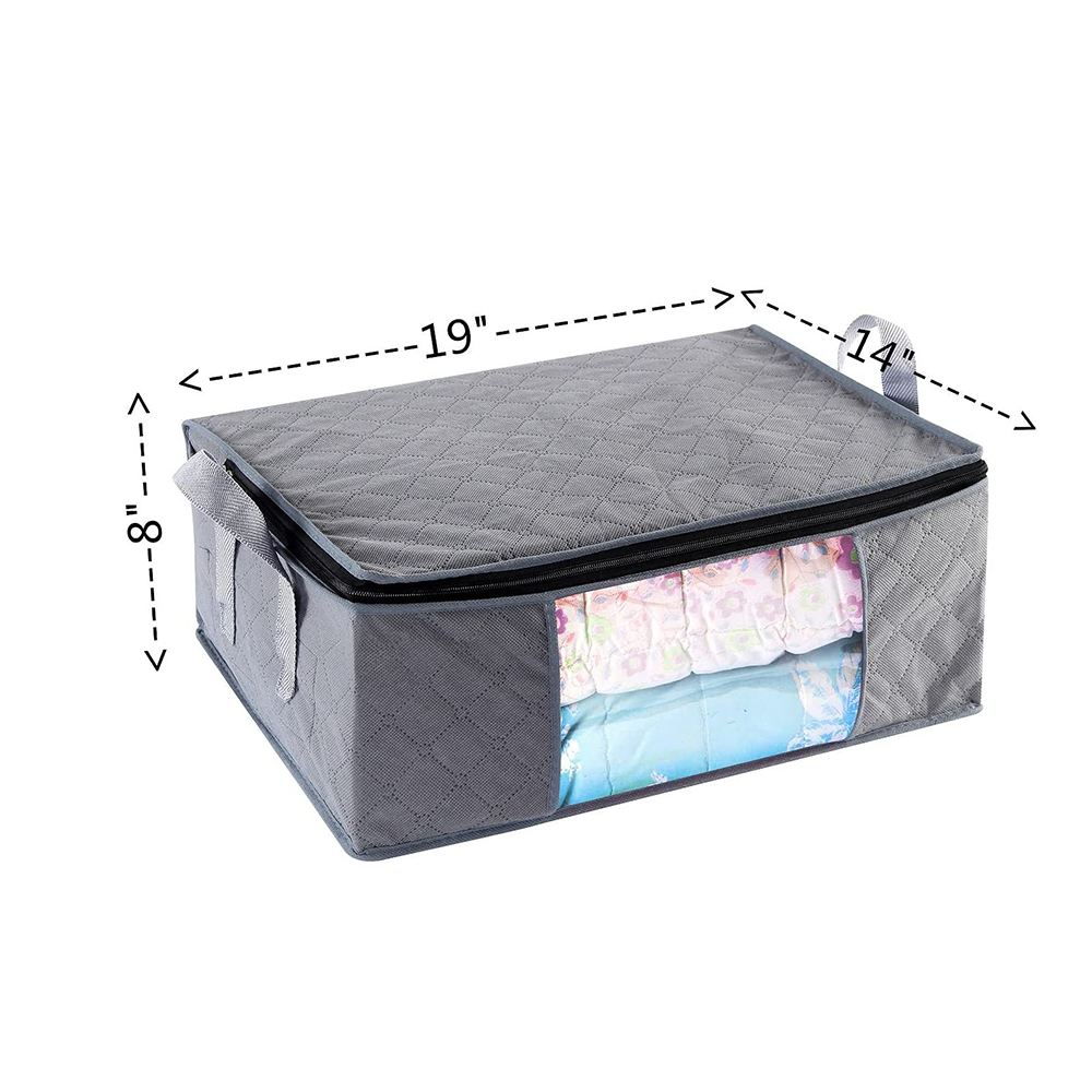 LargeCapacityWaterproofClothesStorageBagsContainerDustproofWithZipperQuiltBlanketStorageBags-1985476-2