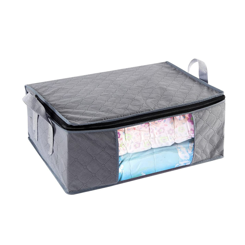 LargeCapacityWaterproofClothesStorageBagsContainerDustproofWithZipperQuiltBlanketStorageBags-1985476-4