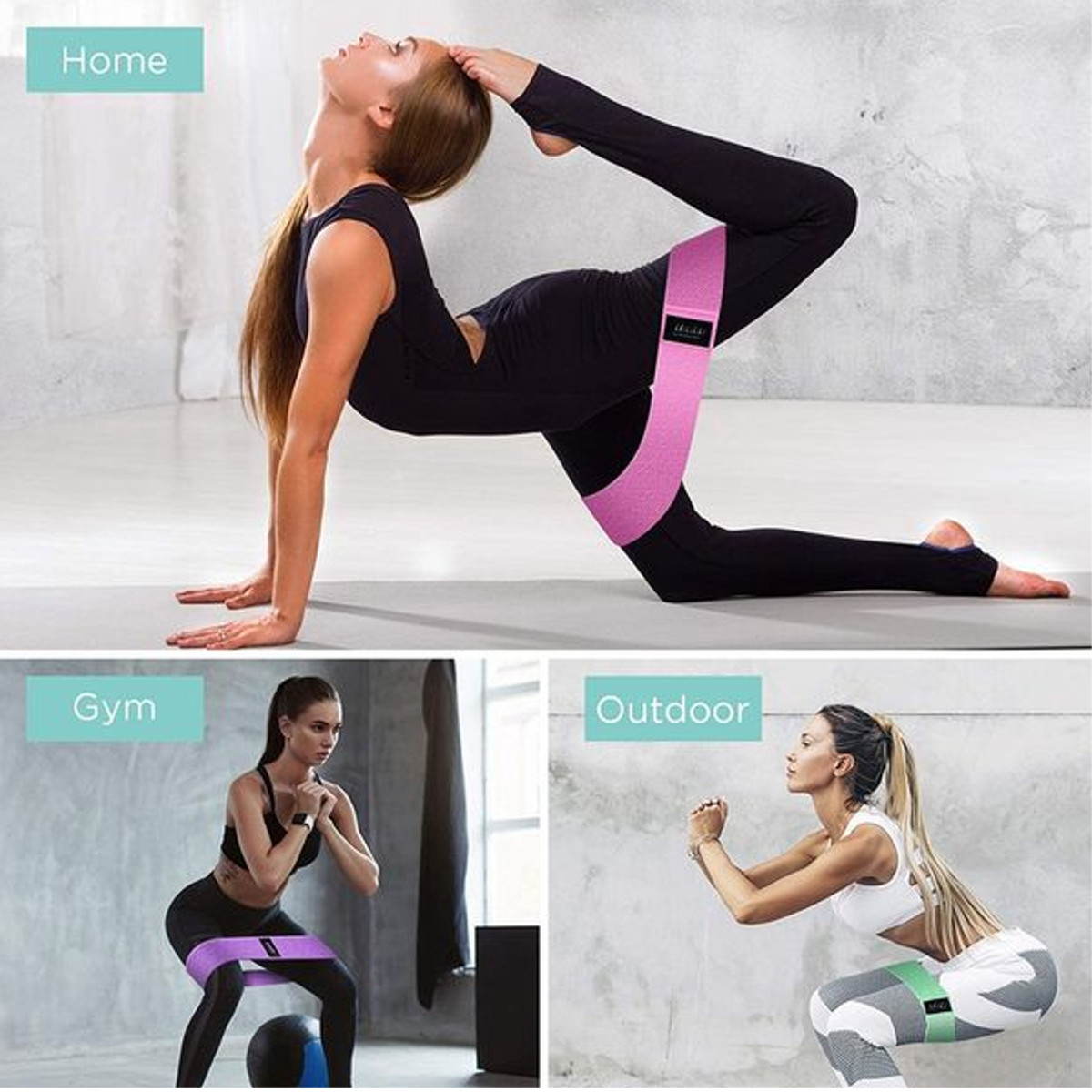 13PcsResistanceBandsYogaLegBootyStrengthExerciseFitnessLoop-1678688-8