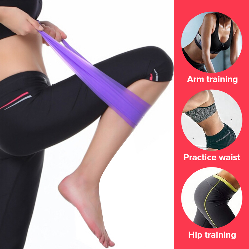 1500mmResistanceBandsNon-slipYogaPilatesFitnessMatGymTrainingElasticBand-1738242-4