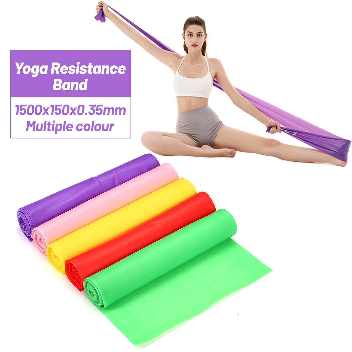 15mElasticYogaPilatesStretchResistanceBandsStrapExerciseHomeWorkoutGYM035mmThickness-1673779-1