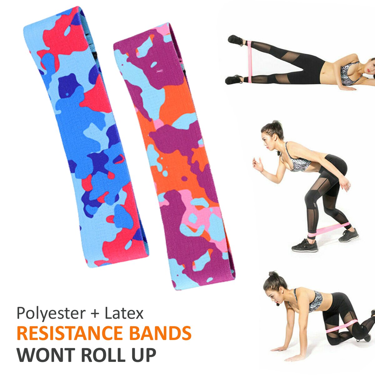 PolyesterCottonResistanceBandsHipCircleFitnessExerciseAnti-slipStrap-1667787-3