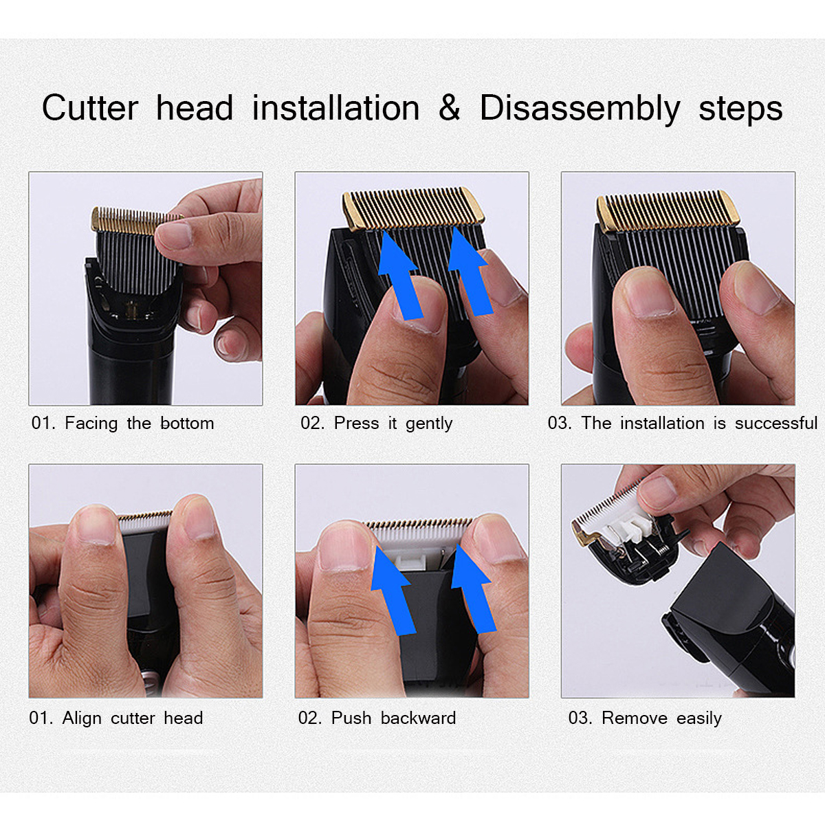 ProfessionalElectricHairTrimmer5GearsLowNoiseHairShaverHaircutGroomingKit-1734500-9