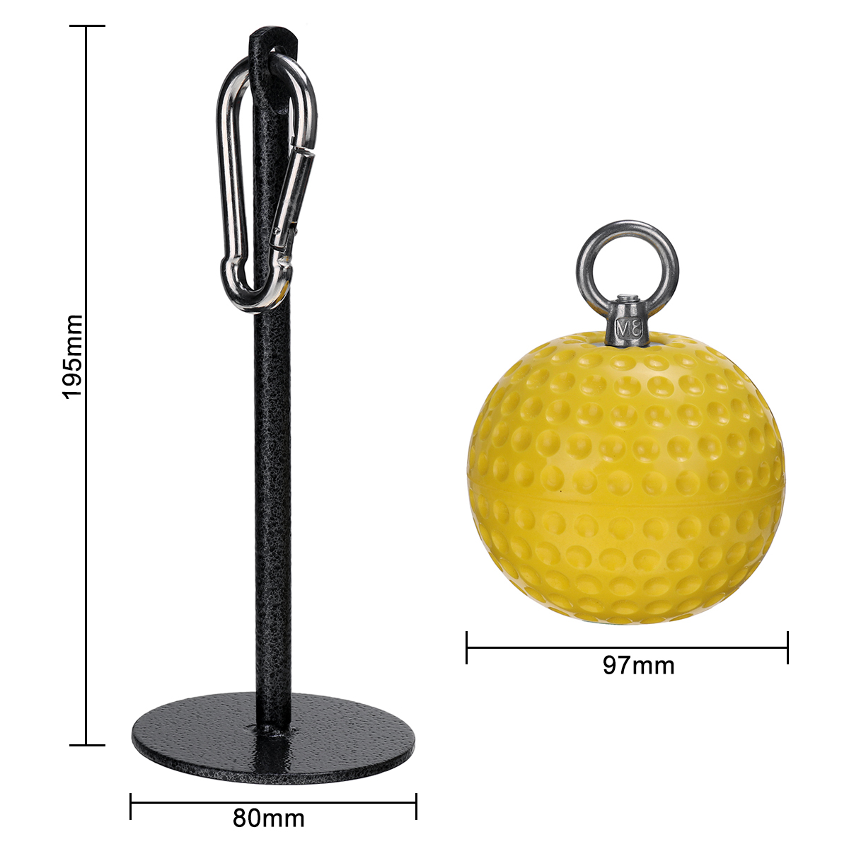 WeightLiftingDumbbellBracketRackFitnessGripBallHolderArmExerciseSport-1732520-3