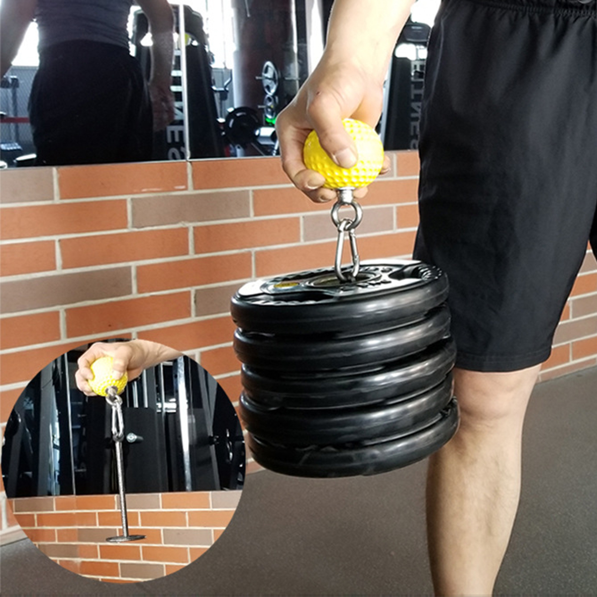 WeightLiftingDumbbellBracketRackFitnessGripBallHolderArmExerciseSport-1732520-6