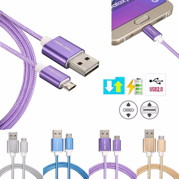 12MBraidedMicroUSB20ChargerDataSyncCableCordForTabletCellPhone-1053969-3