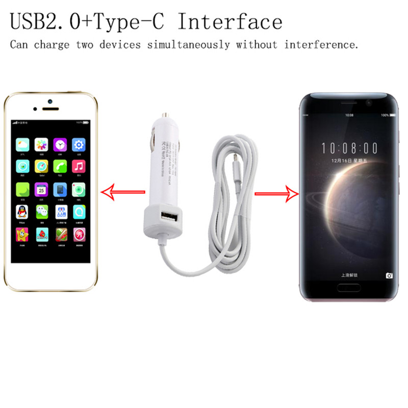 PD36WUSB20TypeCCarChargerWithQuickCharge30ForCellphoneTablet-1219995-3
