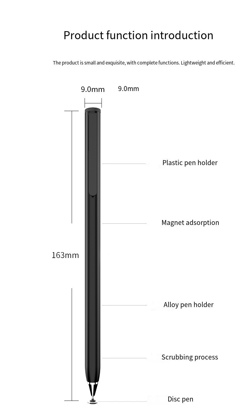 UniversalPressCapacitivePenforSmartPhoneTabletMagneticAdsorptionStylusPencilAndroidMobileScreenTouch-2015654-8