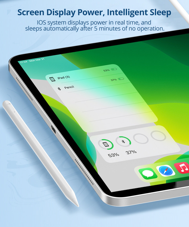 UogicAC10-SStylusPenforiPadMagneticAdhersiveRechargeablebluetoothTouchPenTiltPressureSensingCapaciti-2015809-5