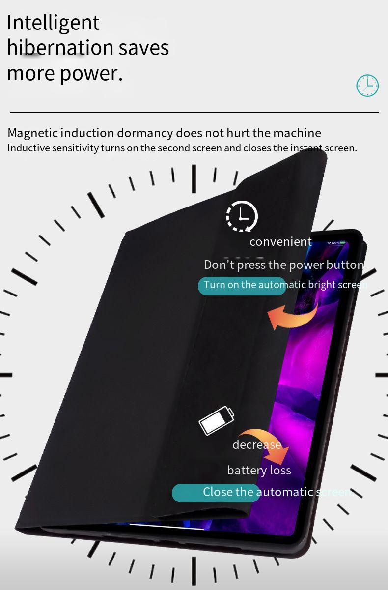 foriPadMulti-functionalMagneticWirelessbluetoothKeyboardProtectiveCoverShockproofTabletCaseBuilt-inP-2015656-9