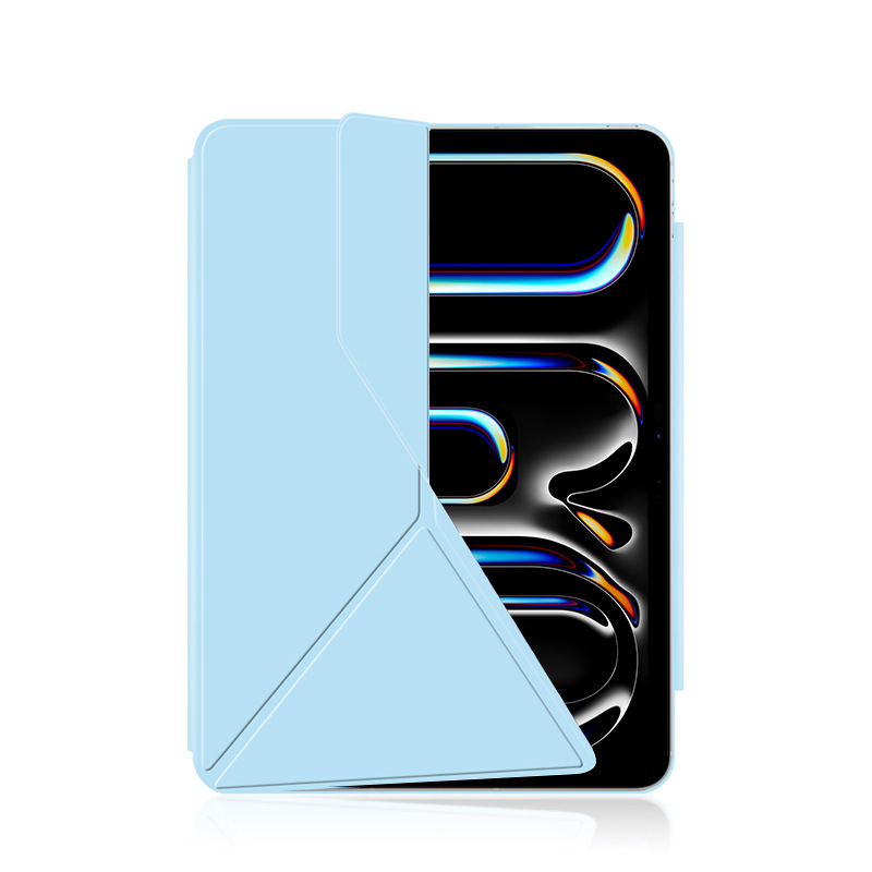 foriPadPro1113MagneticTabletProtectiveCaseDouble-sidedFoldableTabletProtectionShellY-shapedFoldingCo-2015807-7