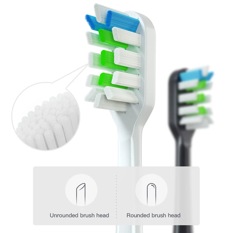 2PCSToothBrushHeadsSonicElectricToothbrushSoftBristleNozzlesforSOOCASX3X3UX5ReplacementToothbrushHea-1996438-3