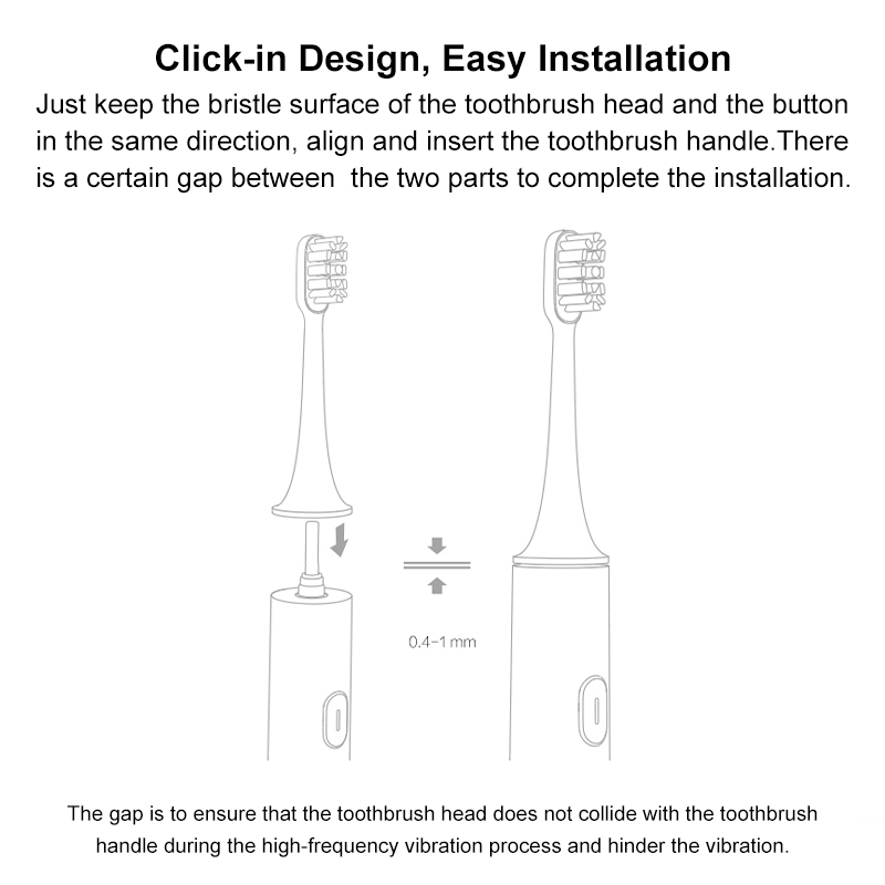 4PackToothbrushHeadReplacementforXiaomiMijiaT500T300MES602601SonicToothbrush-1989047-4