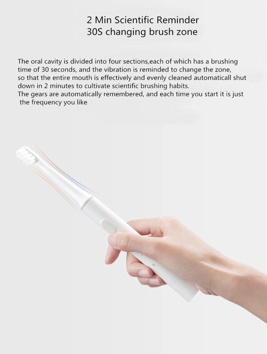 MijiaT100MiSmartElectricToothbrush46g2SpeedXiaomiSonicToothbrushWhiteningOralCare-White-1987236-5