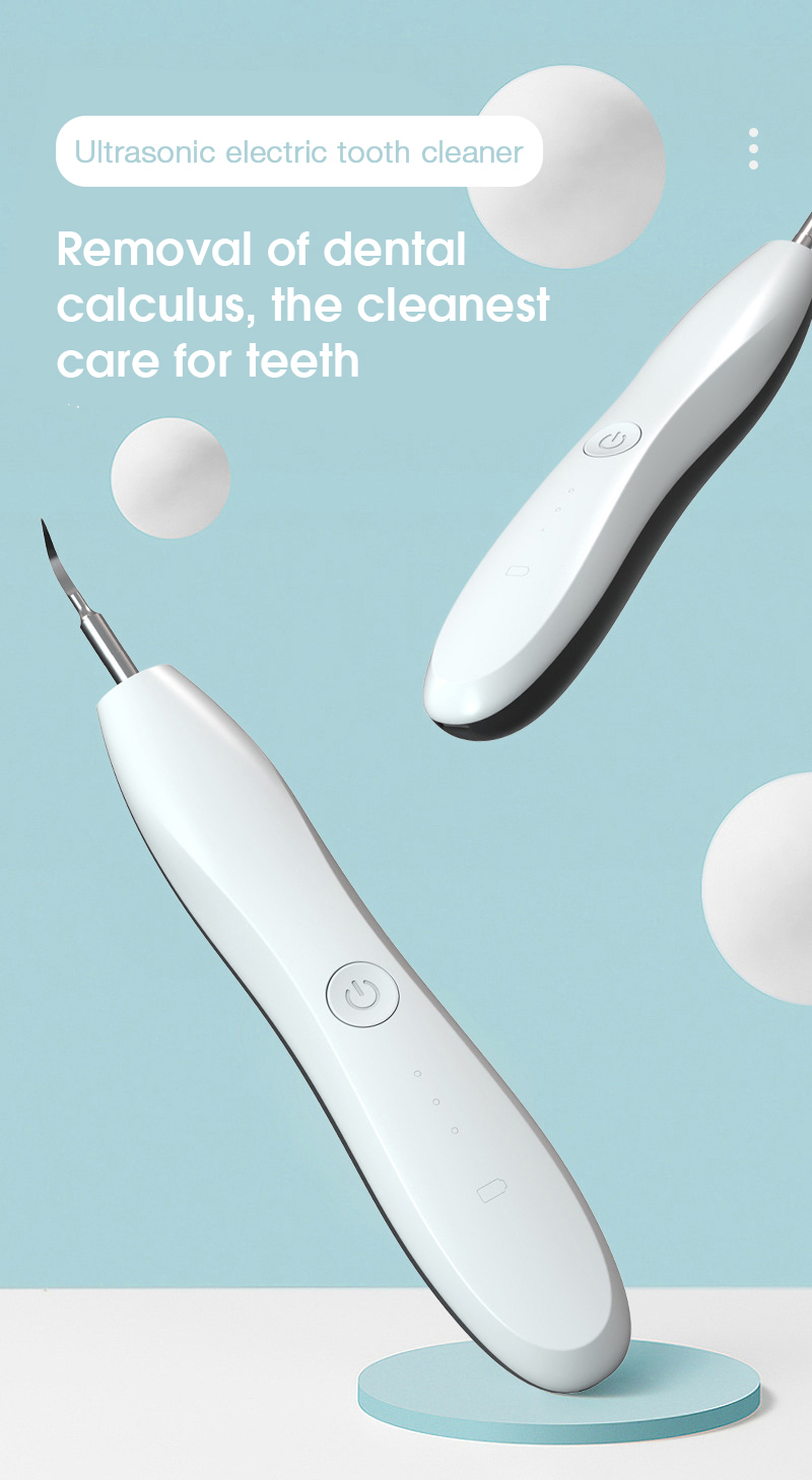 UltrasonicDentalCalculusRemoverElectricToothStainRemovalToothbrush3ModeAdjustableToothCleanerwithLED-1837707-1