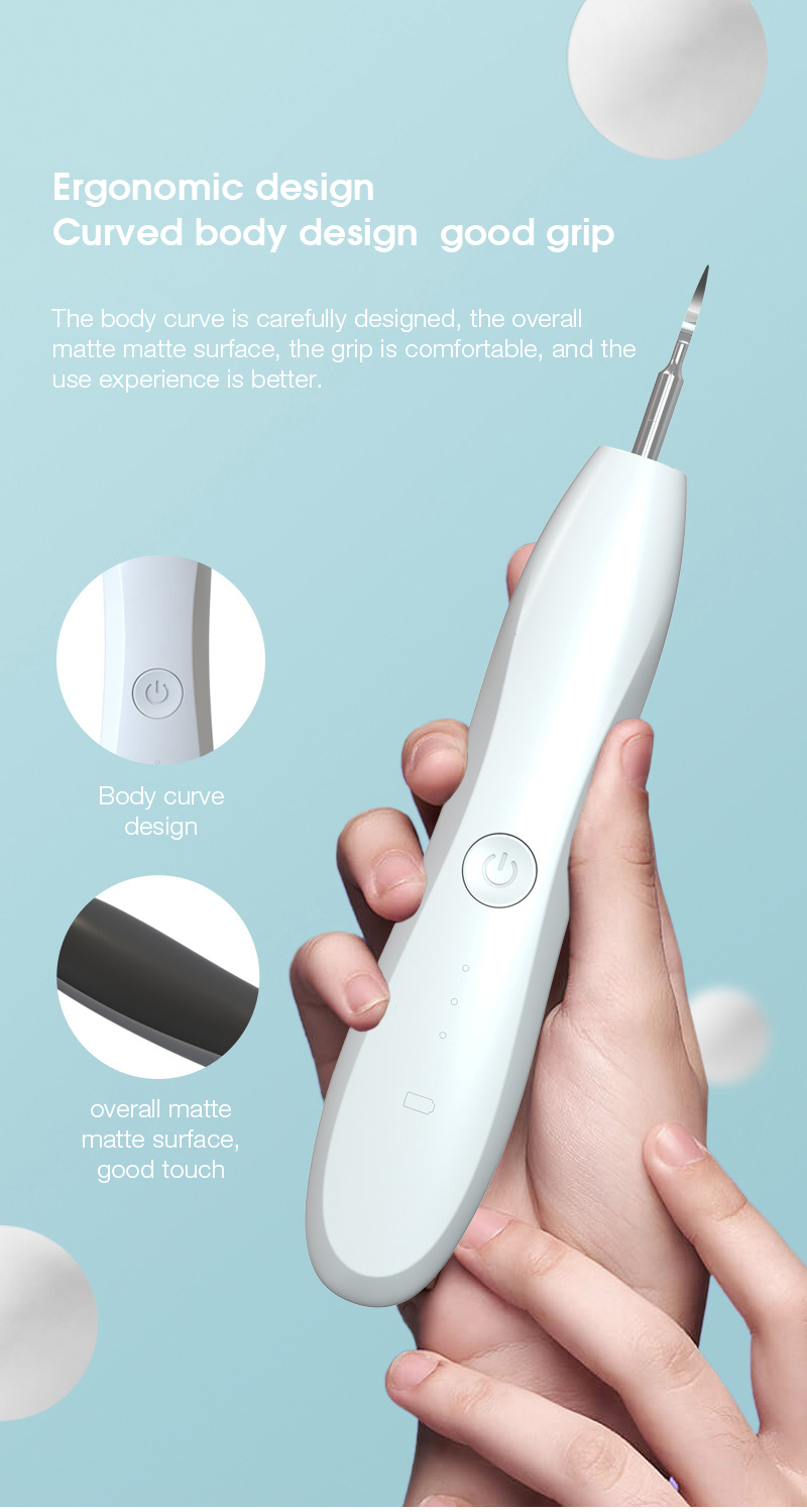 UltrasonicDentalCalculusRemoverElectricToothStainRemovalToothbrush3ModeAdjustableToothCleanerwithLED-1837707-10