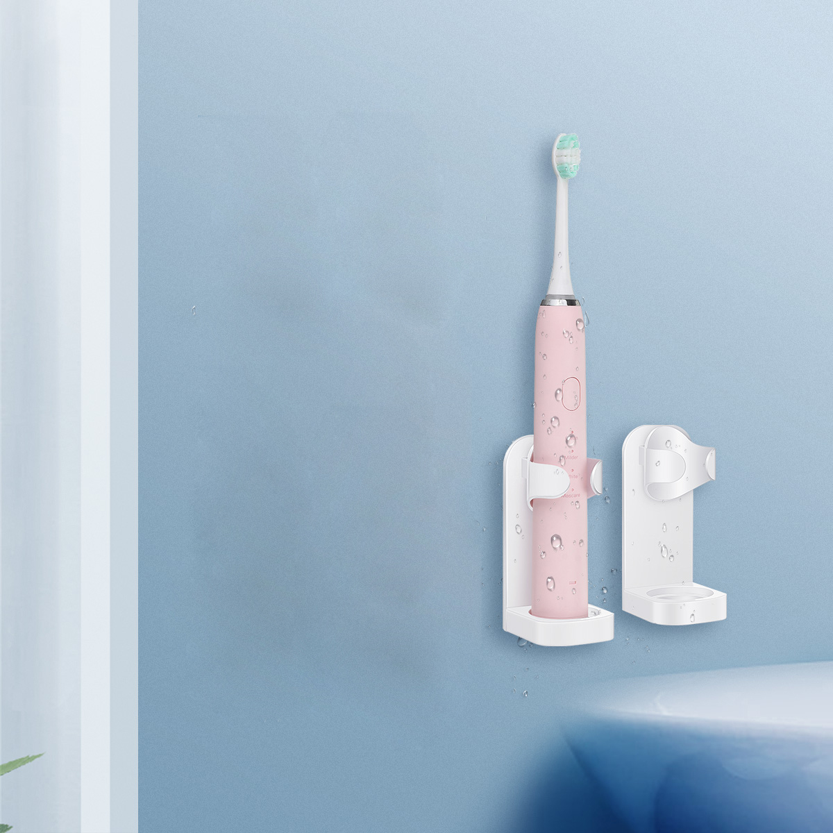 WallMountedElectricToothbrushHolderBathroomHolderBracketPlasticProductsToothpasteStorageRack-1989217-7