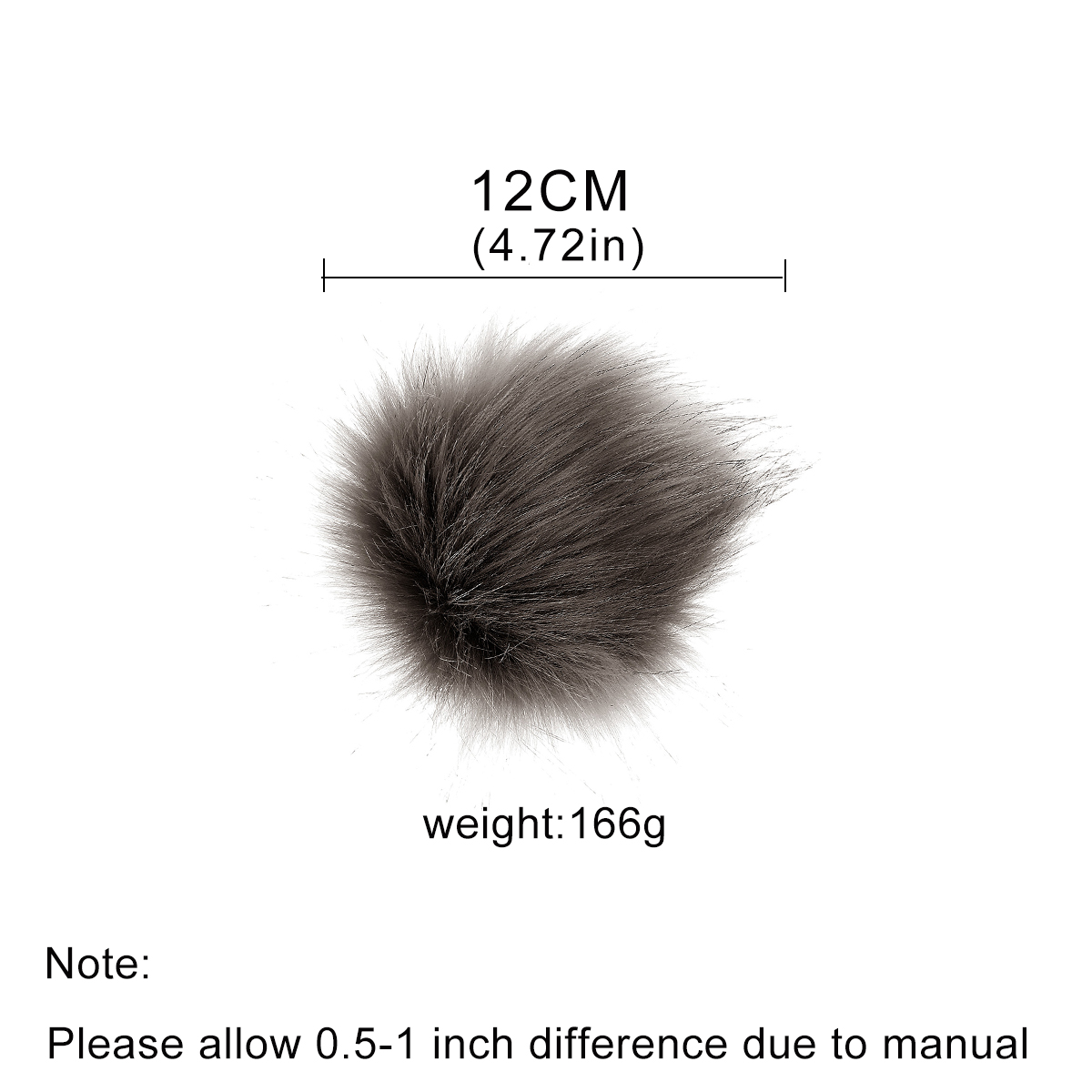 10Pcs12cmDIYBallFauxFoxFurFluffBallsCoolColorsDIYKnittedHatAccessories-1426859-12