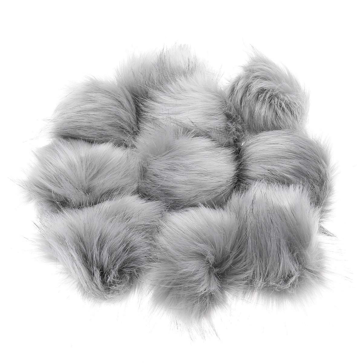 10Pcs12cmDIYBallFauxFoxFurFluffBallsCoolColorsDIYKnittedHatAccessories-1426859-7