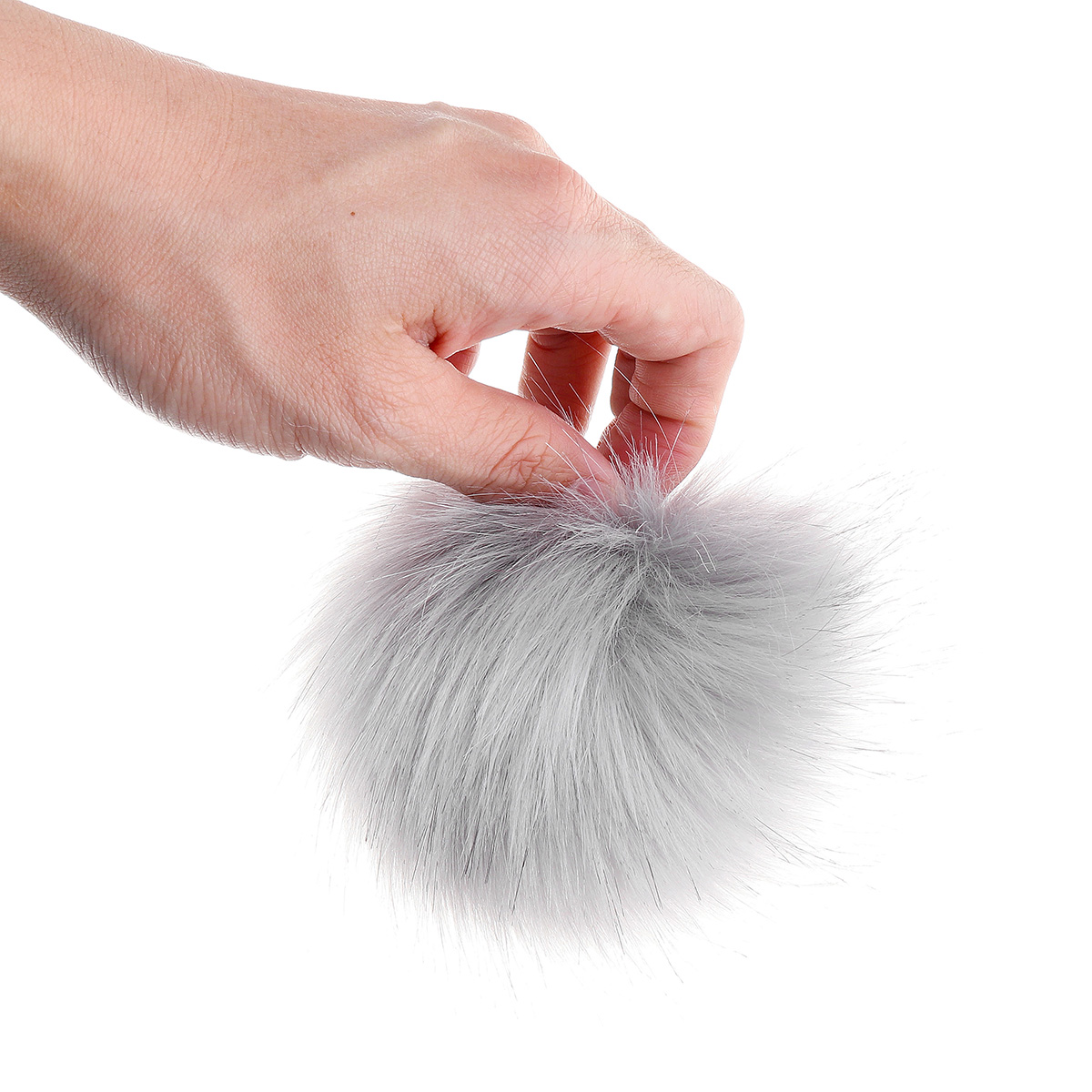 10Pcs12cmDIYBallFauxFoxFurFluffBallsCoolColorsDIYKnittedHatAccessories-1426859-8