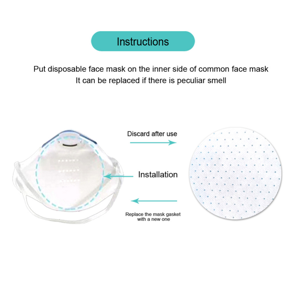 10PcsDisposableMaskFilterCottonFilterParticulateFilterMaskGasketMaskUseFilterForProtectionPollutionM-1646411-4