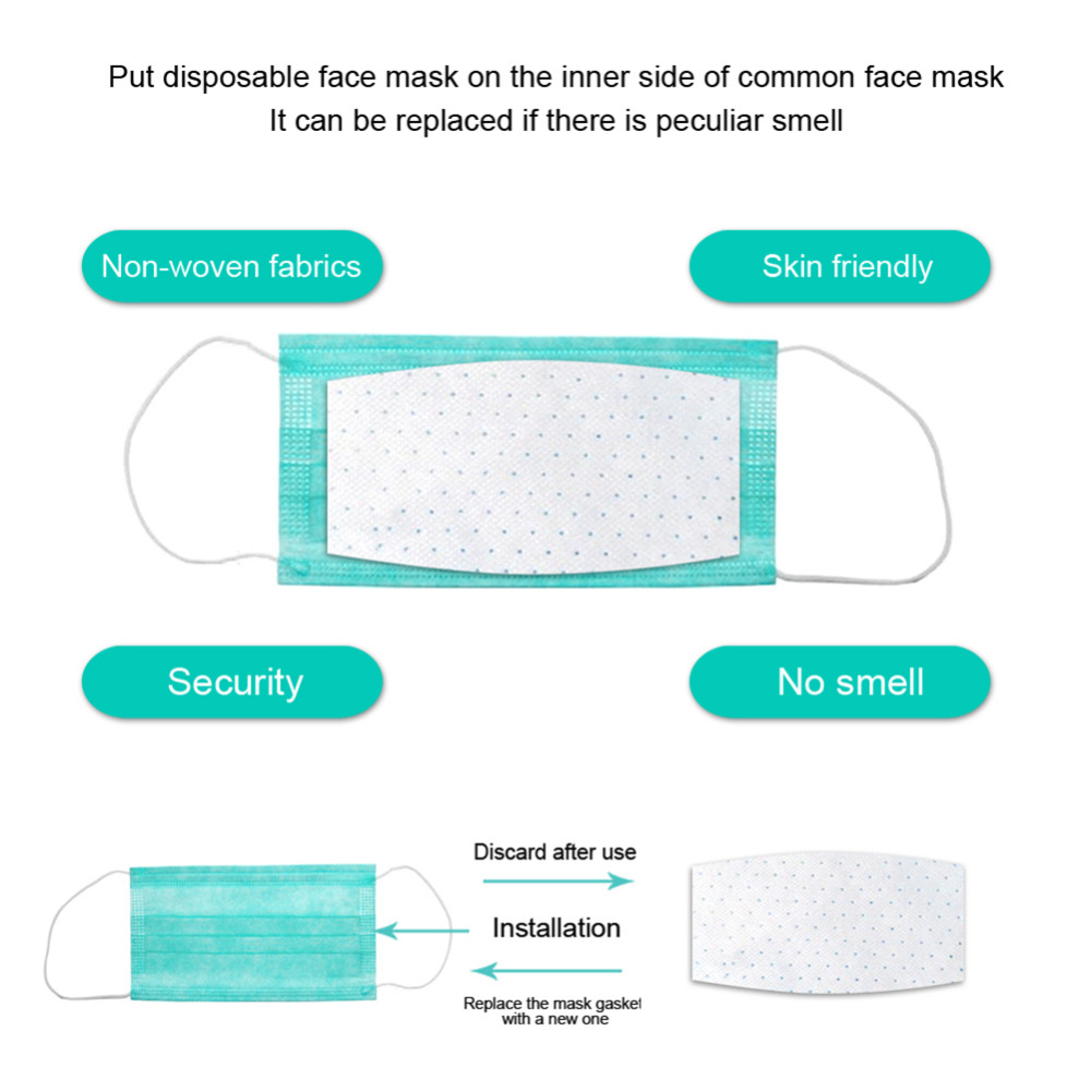 10PcsDisposableMaskFilterCottonFilterParticulateFilterMaskGasketMaskUseFilterForProtectionPollutionM-1646411-5