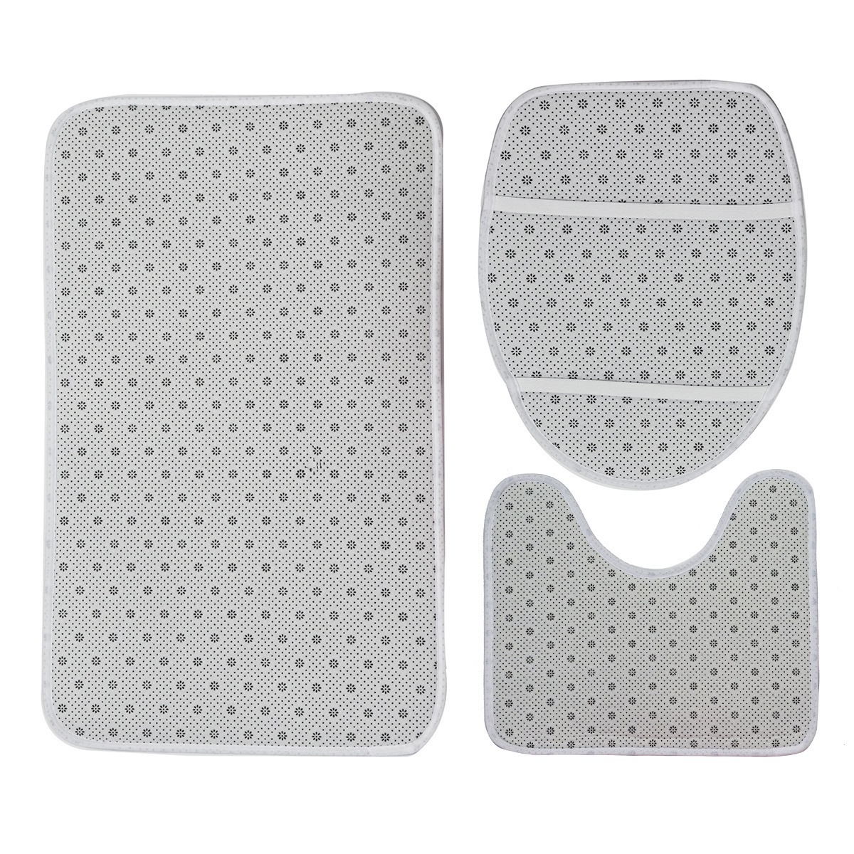 134PcsColorfulPrettyLeafPatternBathroomDecorationWaterproofBathroomShowerCurtainSetNon-SlipBathroomP-1690369-4