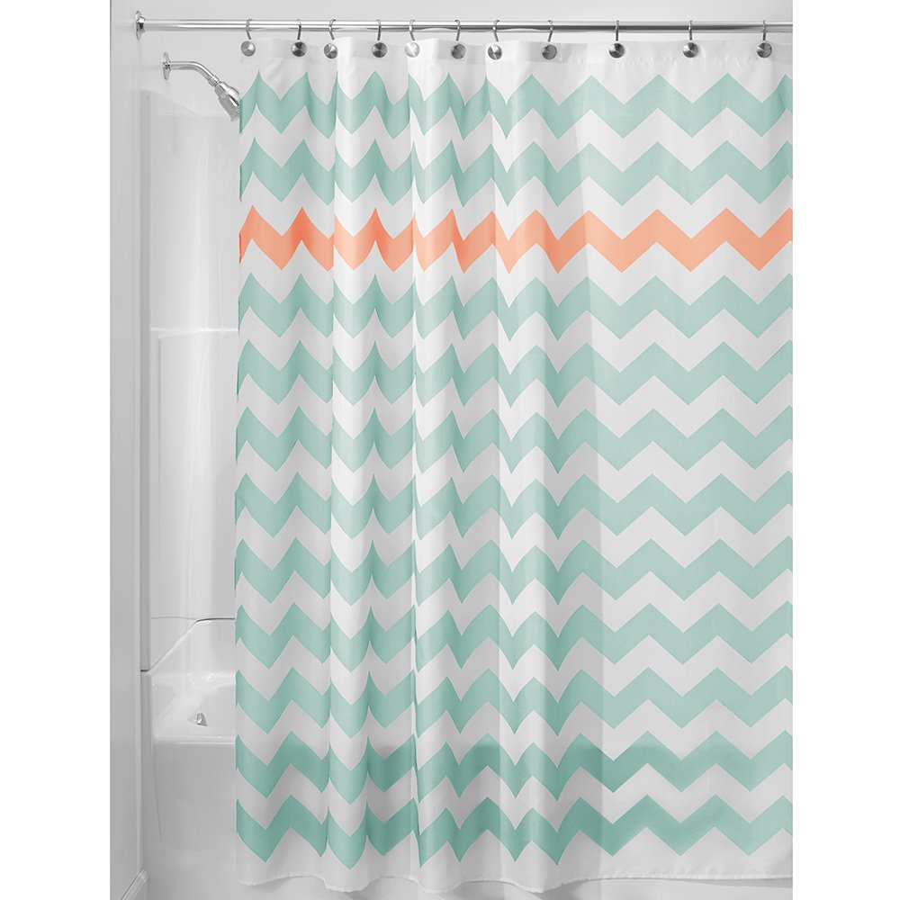 180x180cmSimpleGeometric3DWaveStripePrintShowerCurtainsWaterproofBathroomCurtain-1383748-2