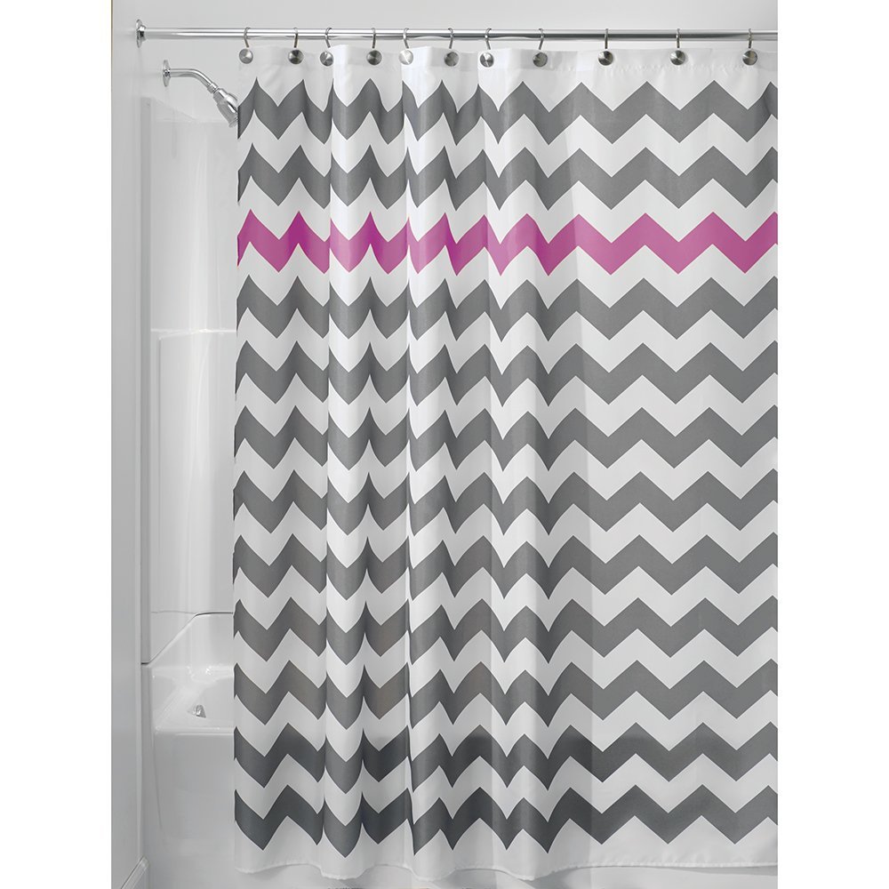 180x180cmSimpleGeometric3DWaveStripePrintShowerCurtainsWaterproofBathroomCurtain-1383748-3