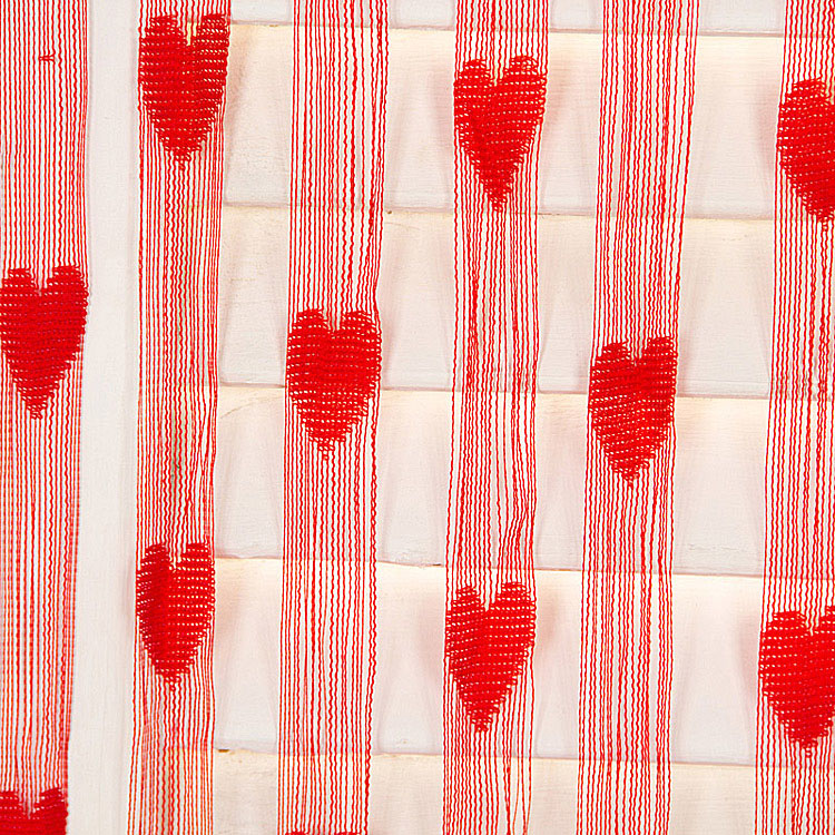 1mx2mLoveHeartStringCurtainsTasselDrapeForWallVestibuleDoorWindowHomeDecor-1129864-7