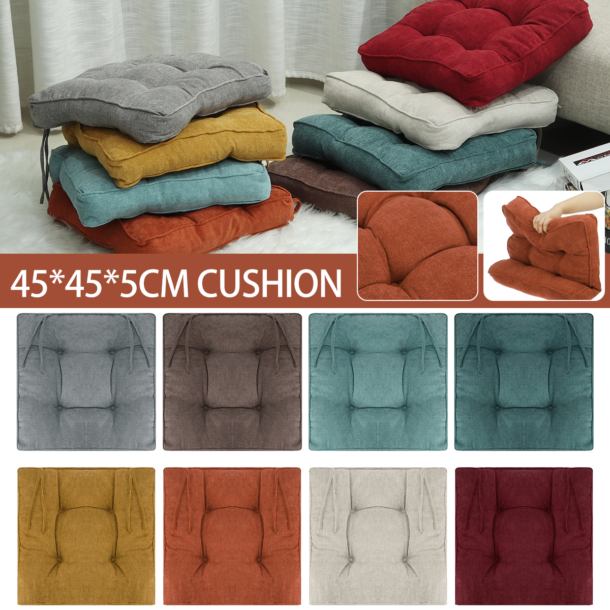 4545CMSnowFleeceChairCushionPlushTatamiFloorCushionSoftSquarePlushChairCushion-1917204-1