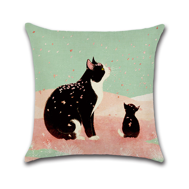 45CMCarttonBlackCarB-eerCottonLinenCushionCoverSquarePillowCaseSofaPillowcase-1374015-4